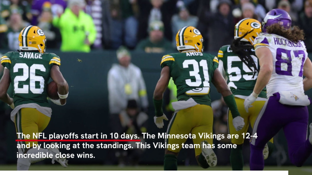 Yeah, The Vikings Are Getting Bounced Early - En Fuego